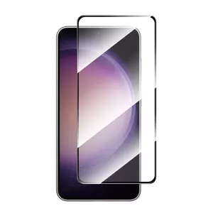 Защитное закалённое стекло Riff RF-TEM-6D-S24 для Samsung Galaxy S24, 0,4 мм, чёрная рамка