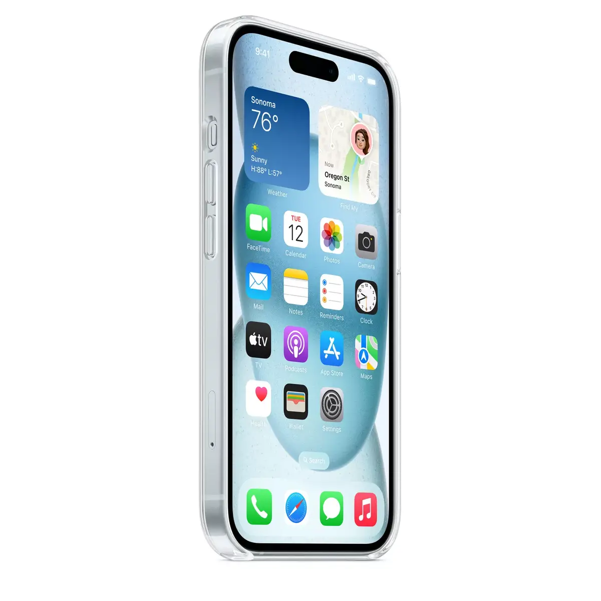 Vāks Apple iPhone 15 Clear Case with MagSafe Photo 7