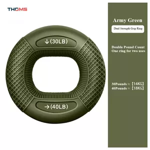 Тренажёр для кисти THOMS TS HG78-30GM силикон, сопротивление 30–40 lb для развития хвата и предплечья