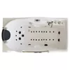 Massage bathtub AMUE AMUS-1050L left 174x88 cm Photo 5