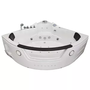 AMUE massage bathtub AMO-10632, 152×152 cm, corner unit with hydro-massage