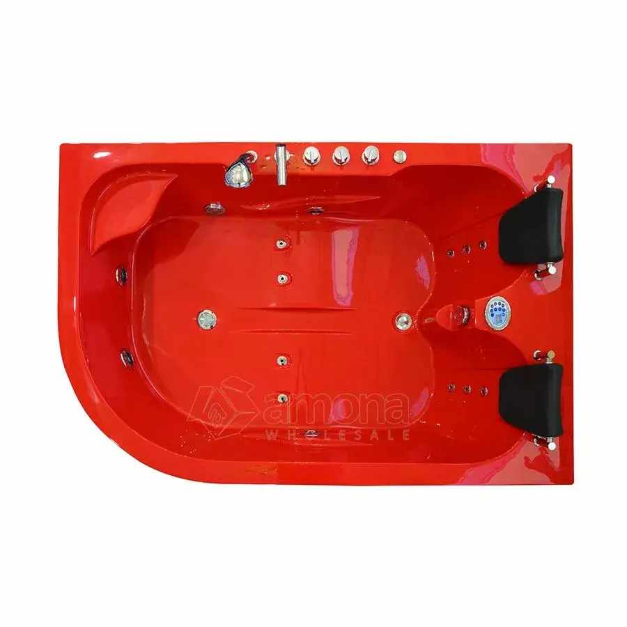 Massage bathtub AMUE AMO-1631R Right 180×120×54 cm Photo 6