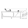 Массажная ванна AMUE AMO-0205 Double Right 170x115 см Photo 9