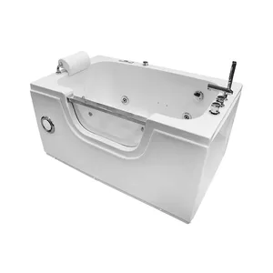 Ванна AMUE AMO-0058 130x81 см — массажная ванна, прямоугольная, 130×81 см