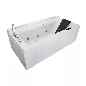 Bathtub AMUE AMO-8005 180 x 91 cm — massage bath, acrylic