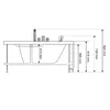 Bathtub AMUE AMO-0057-150 Double 150x150 cm Photo 10