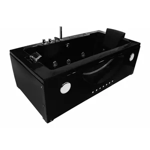 Bathtub AMUE AMO-1007B Turbo 181×91 cm — massage bath with hydro/air jets