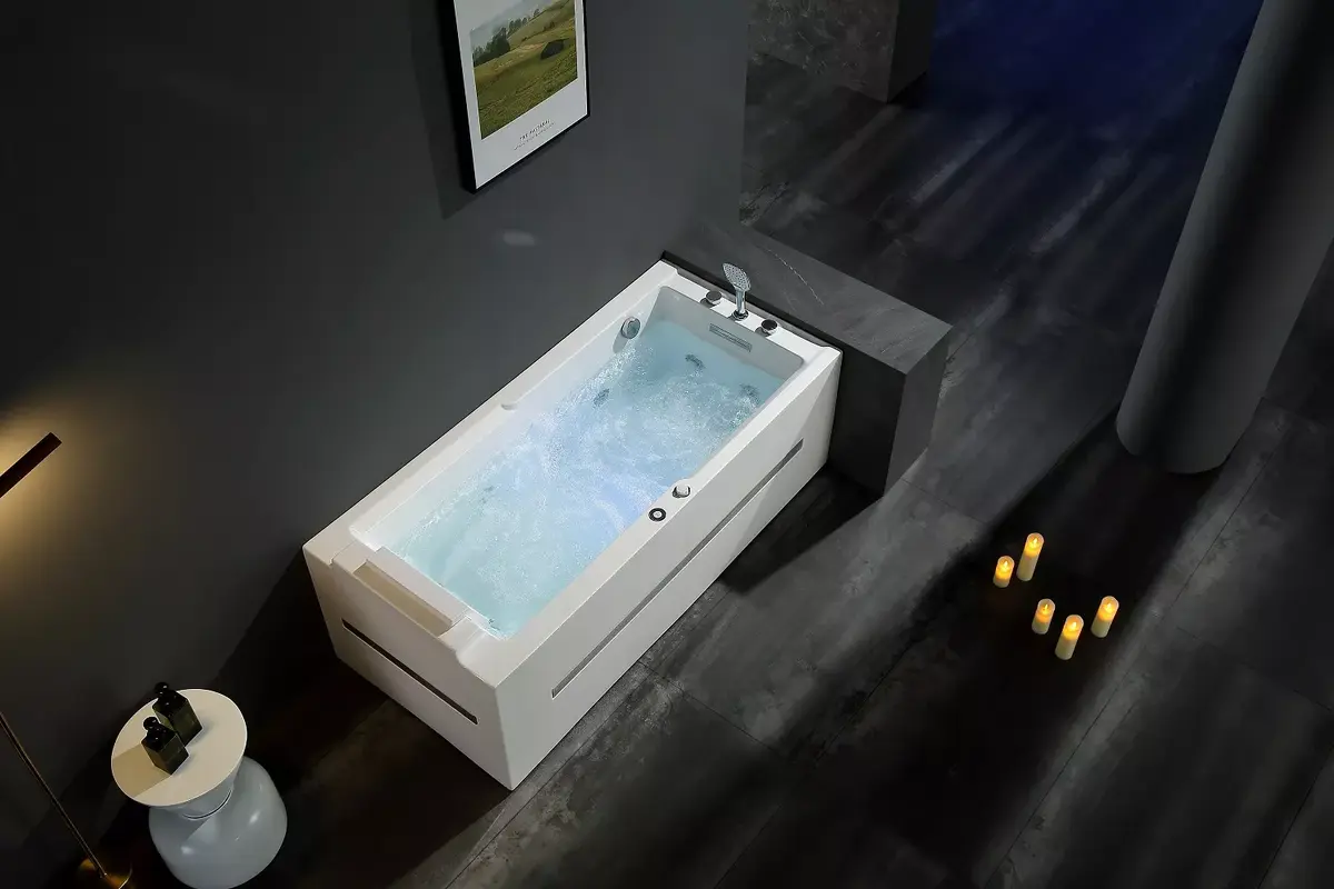 Stone Massage Bath AMUE AMO-1802XL 170×78×60 cm Photo 10
