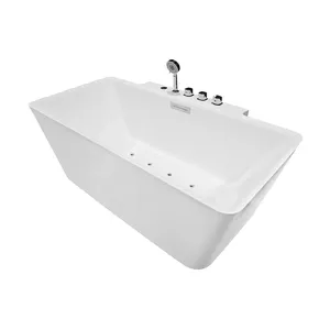 Freestanding massage bathtub AMUE AMUE-1702 170×87×61 cm with air massage system
