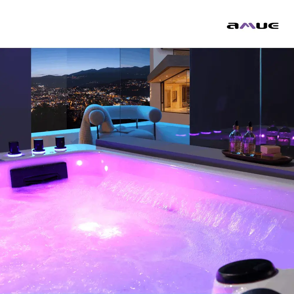 AMUE Avigator 2 Two-Seater Massage Bathtub Photo 7