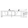 AMUE AMO-1631R Turbo Left массажная ванна 180x120x54 см Photo 6
