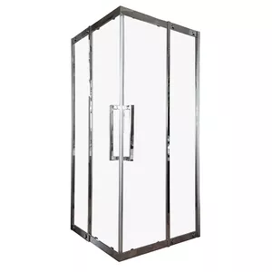 Shower cabin AMUE AMO-T1009 90×90×190 cm, corner enclosure with sliding doors