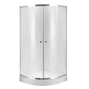 Shower cabin AMUE AMO-T8130Q 80×80×195 cm, corner enclosure with sliding doors