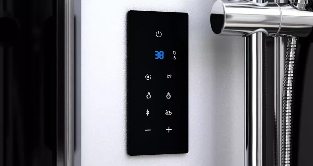 Steam shower cabin AMUE AC1290L 120x90 cm Photo 4