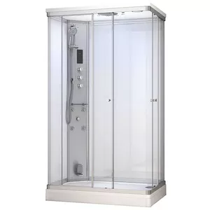 Shower cabin AMUE AMUE-AR1280-2L White 120×80 cm, steam function