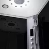 Steam shower cabin AMUE AF1111 Black 110x110 cm Photo 2