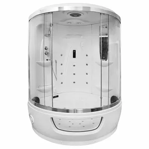 Shower cabin AMUE AMO-1549 135x135 cm with steam function and whirlpool