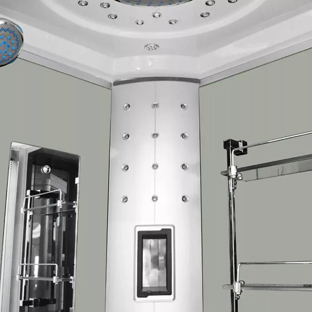 AMUE AMO-09909A WHITE shower cabin 90x90 cm Photo 3