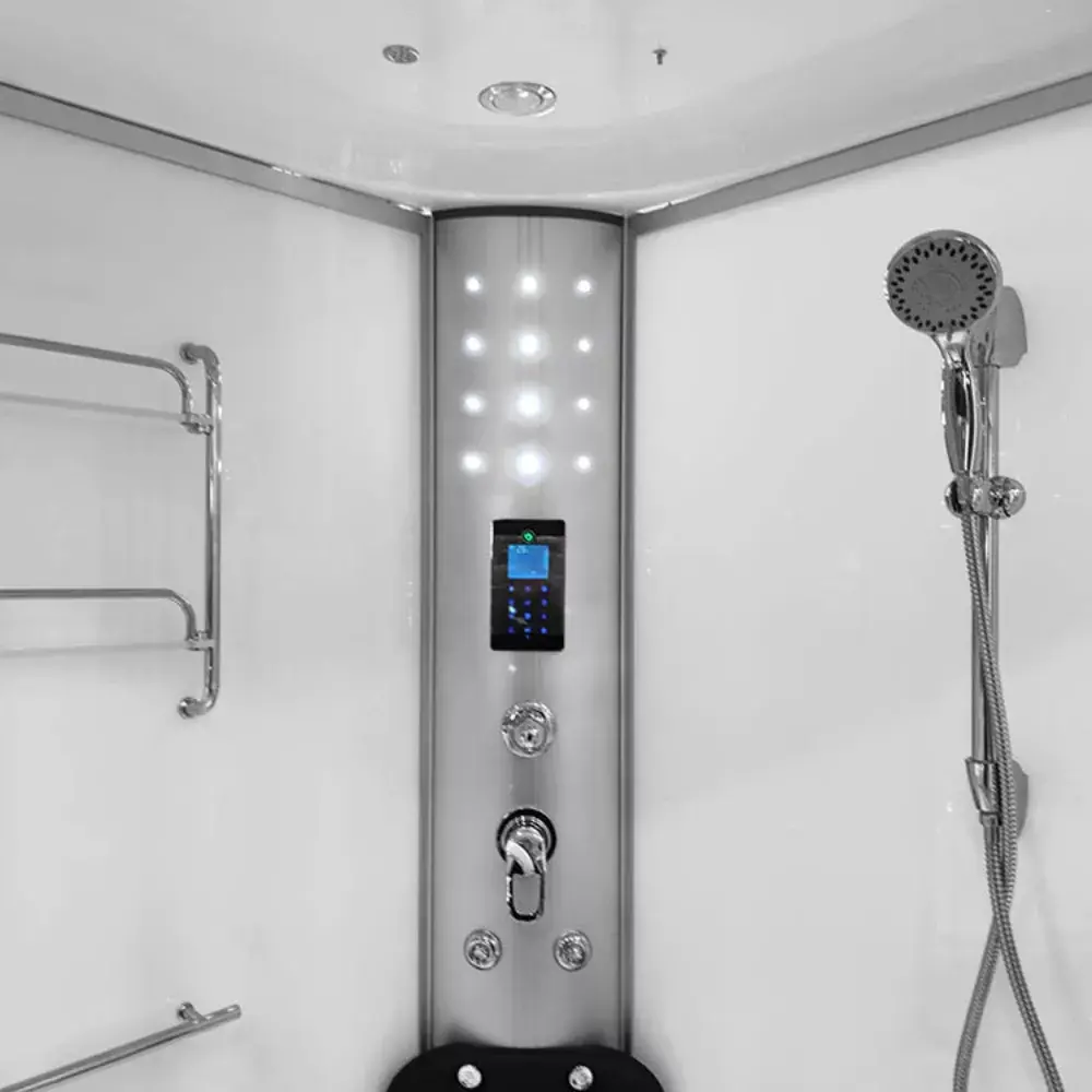 Shower cabin AMUE AMO-08135S White 135×135×220 cm Photo 5