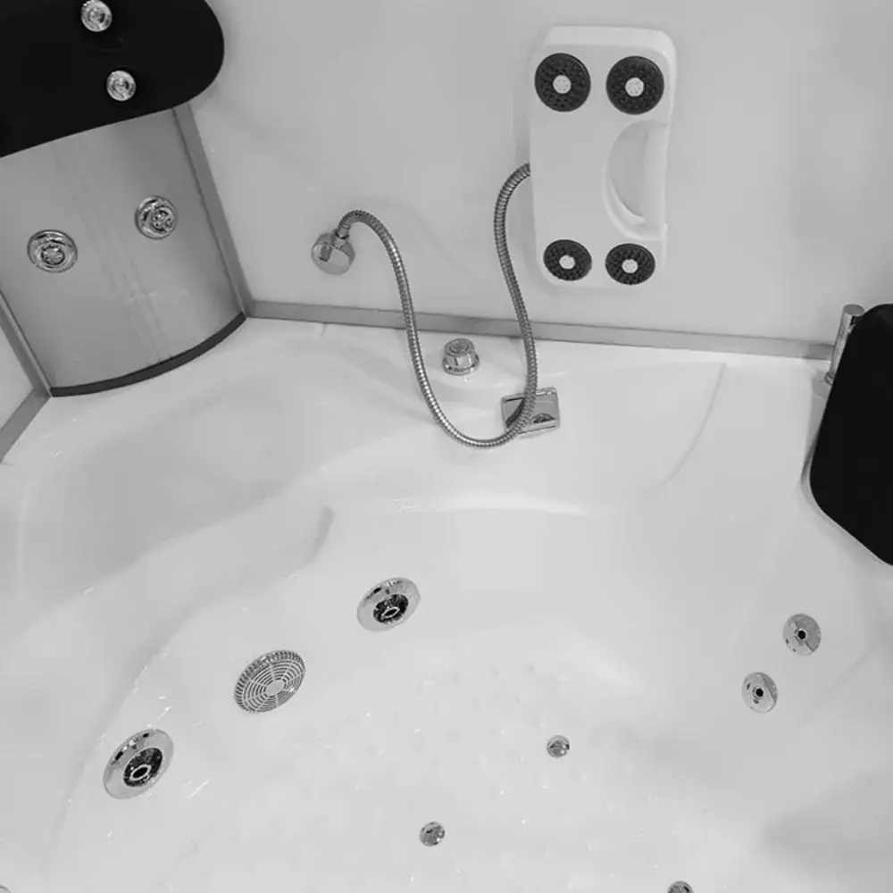 Shower cabin AMUE AMO-08135S White 135×135×220 cm Photo 6