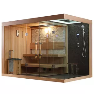 Sauna AMUE AMUE-1388 6KW for 250×180 cm cabin — electric 6 kW heater