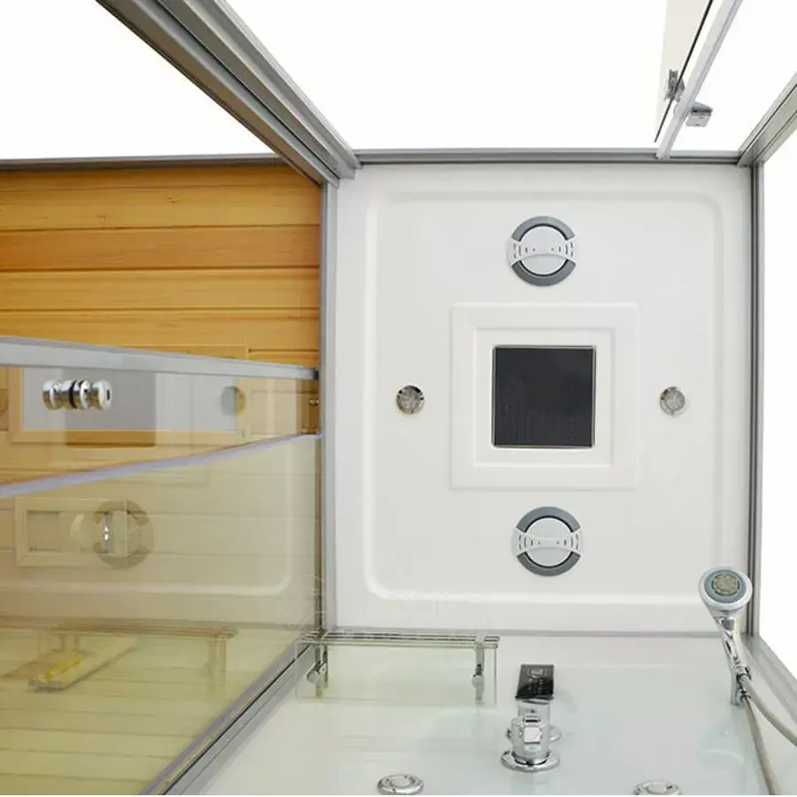 Сауна AMUE AMO-1752W Left TRIO 180x110 см Photo 3
