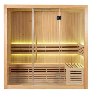 Сауна сухая AMUE AMO-SS2014H 200×140×200 см с тройной печью