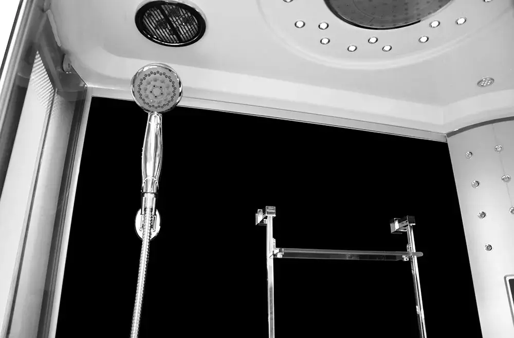 AMUE AMO-09914 BLACK LEFT shower cabin 120×85×225 cm Photo 2