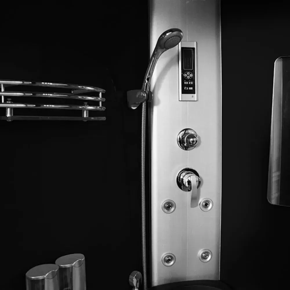 Душевая кабина AMUE AMO-18218 Black 120×85 см Photo 6