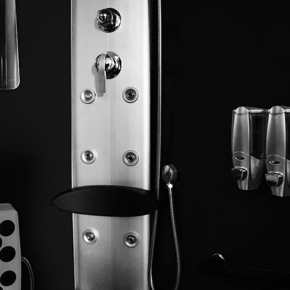 Душевая кабина AMUE AMO-18220 Black 120×85 см Photo 6
