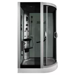Душевая кабина AMUE AMO-18220 White 120×85 см, массажная, угловая