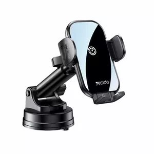 Car wireless phone holder yesido Suport Carholder Wireless 15W Black model C197