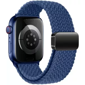 Ремешок Tech-Protect NylonMag для Apple Watch 42/44/45/49 мм — montego blue, нейлон с магнитной застёжкой