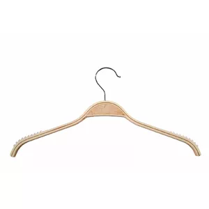 Wooden hanger BESK 9062753, 38 cm, light brown