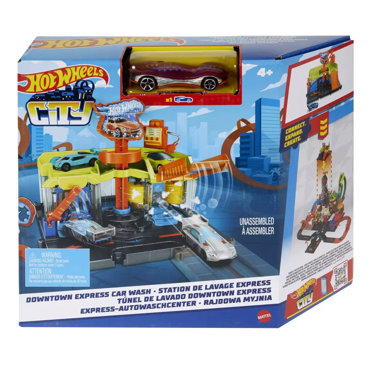 Spēļu automašīnu trase Hot Wheels City Downtown Track Set Assortment Photo 3