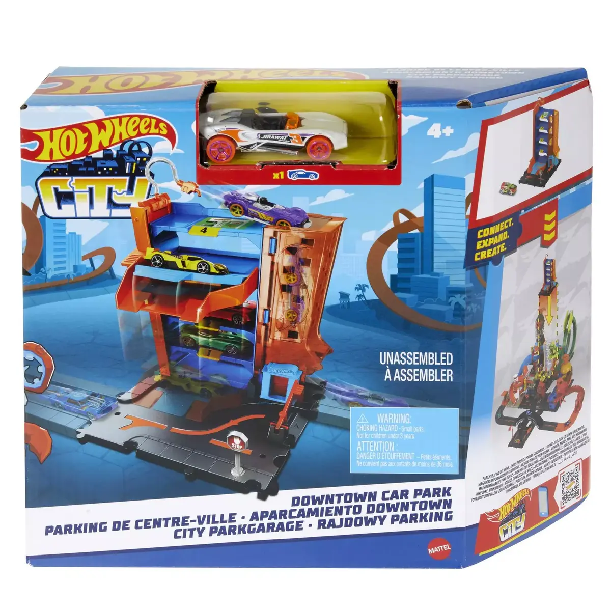 Spēļu automašīnu trase Hot Wheels City Downtown Track Set Assortment Photo 4