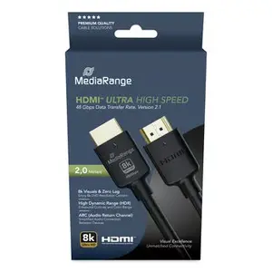 HDMI Cable MediaRange MRCS220 2m HDMI Type A Male 48 Gbit/s