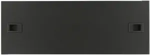 Lanview RAB315BL 4U 19-inch Snap Locking Blank Panel Steel Black