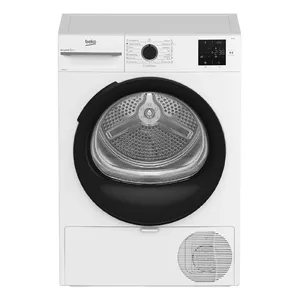 Tumble dryer BEKO BM3T38230W heat pump 8 kg, A++, white, front-load, direct drain