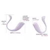 Вибратор Svakom Silicone Pastel Lilac — перезаряжаемый с двумя моторами Photo 8