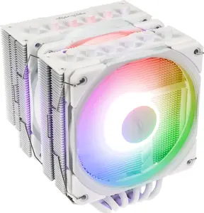 CPU cooler Alpenföhn Brocken 4 Max ARGB white, air cooler for processors, 250W TDP
