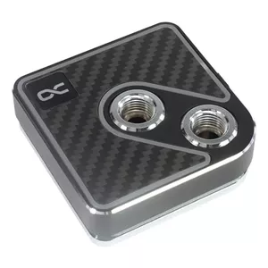 Водоблок Alphacool Core 1 Aurora Carbon Латунь Медь Никель Черный 72мм