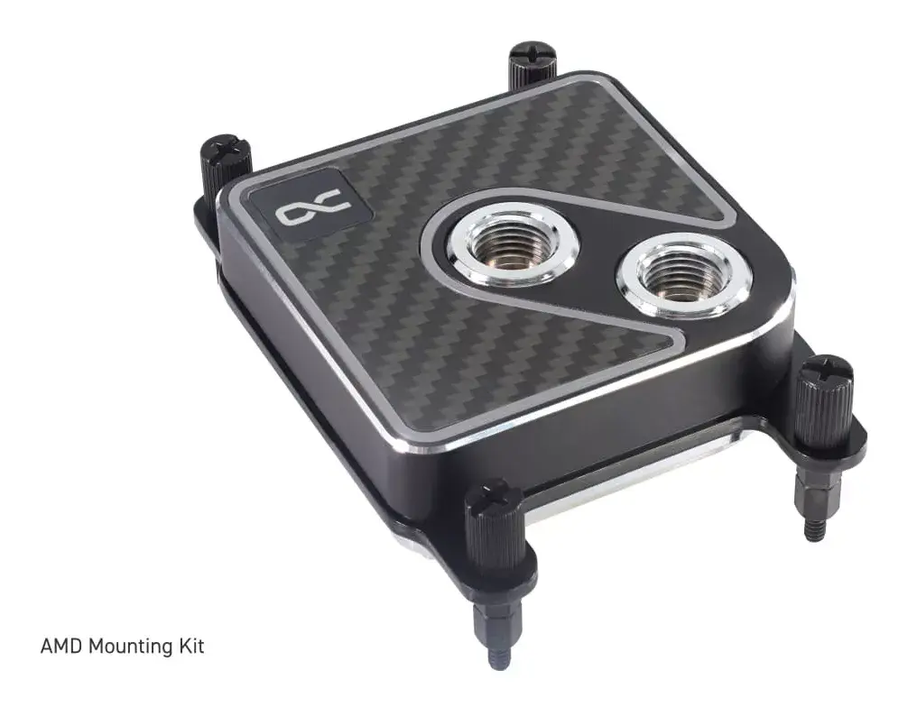 Водоблок Alphacool Core 1 Aurora Carbon Photo 5