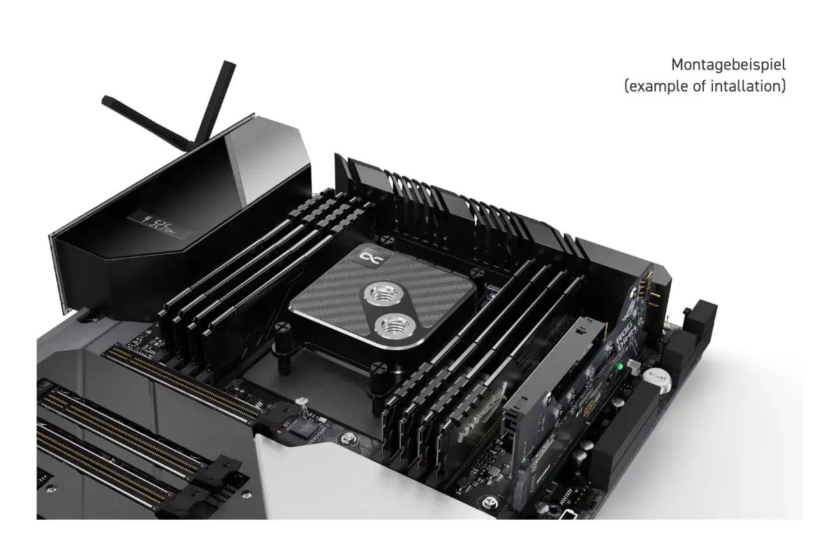 Водоблок Alphacool Core 1 Carbon Photo 3