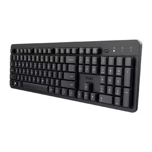 Клавиатура Trust Ody II Office RF Wireless QWERTZ Немецкая Черная