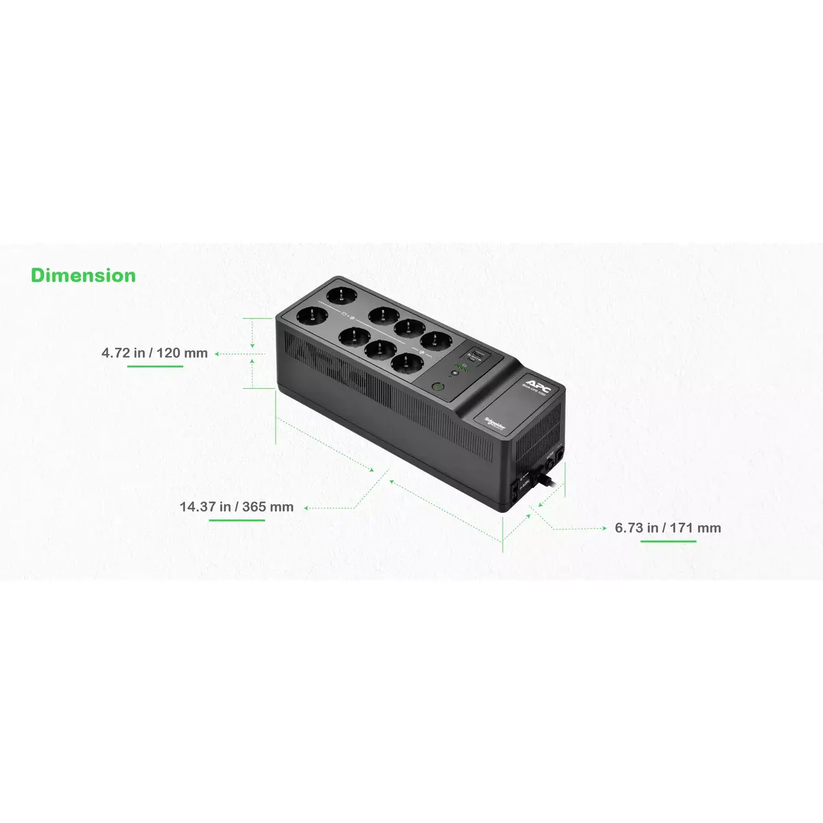 UPS APC Back-UPS 1050VA/600W Photo 14