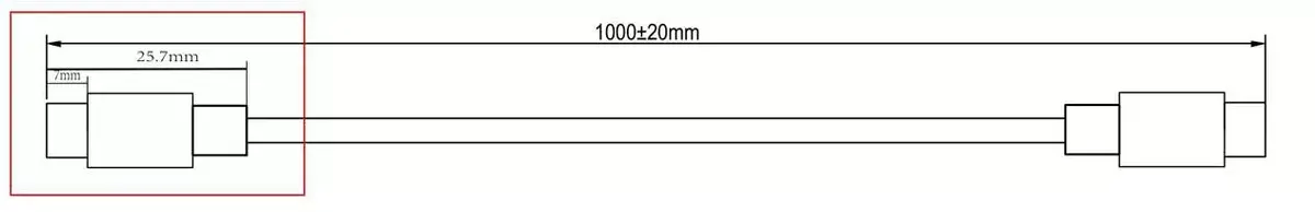 USB cable Microconnect DOCKUSB3.2CC1 Photo 2