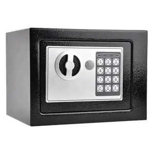 Drošības seifs Extralink Safe ExtraLink Home S-406 melns ar atslēgas slēdzeni, kompakta mājas versija