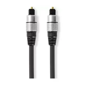 Optical Toslink cable brackton TOS-HC-0100.U 1 m – digital audio optical S/PDIF connection