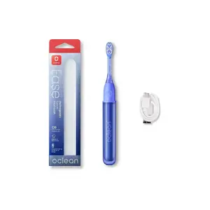 Elektriskā zobu suka OCLEAN Ease Blue — uzlādējama, ūdensizturīga, zila